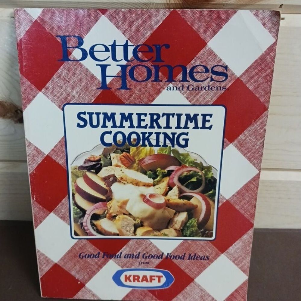 Vintage 1990 Better Homes Gardens “Summertime Cooking” Cookbook!